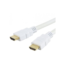 Techly 3.0m HDMI M/M HDMI kábel 3 M HDMI A-típus (Standard) Fehér (ICOC-HDMI-4-030WH) kábel és adapter