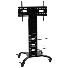 Techly ICA-TR8 Signage kijelző tartókeret 177,8 cm (70") Fekete (ICA-TR8) tv állvány és fali konzol