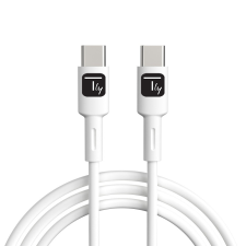 Techly ICOC-MUSB20-C60W2 USB-C apa - USB-C apa - Fehér (2m) kábel és adapter