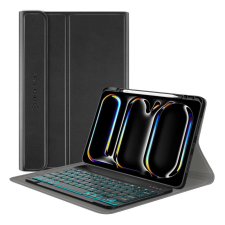 TECHSUIT Billentyűzetborító iPad Pro 11 (2024) készülékhez - Techsuit CozyTab tok - fekete tablet tok