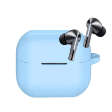 TECHSUIT Samsung Galaxy Buds 3 / 3 Pro tok - Techsuit szilikon tok - kék fülhallgató, fejhallgató tok
