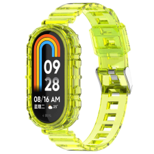 TECHSUIT Szíj Xiaomi Mi Band 8 NFC-hez - Techsuit óraszíj (W017) - sárga okosóra kellék
