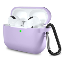 TECHSUIT - szilikon tok - Apple AirPods Pro 1 / 2-hez, sima ultravékony anyag - lila fülhallgató, fejhallgató tok