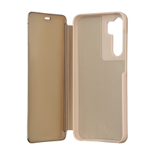 TectoShield Fold Mirror View könyvtok Samsung Galaxy S23 FE - arany színű tok és táska