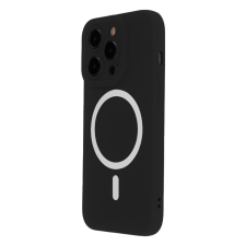 TectoShield Silicon Soft MagSafe-kompatibilis tok iPhone 14 - fekete tok és táska