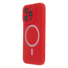 TectoShield Silicon Soft MagSafe-kompatibilis tok iPhone 14 - piros tok és táska