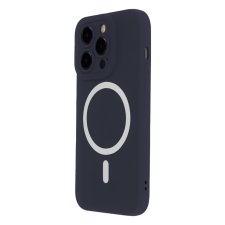 TectoShield Silicon Soft MagSafe-kompatibilis tok iPhone 15 Plus - sötétkék tok és táska