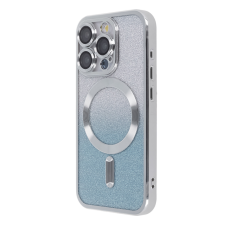 TectoShield SparkleFlex MagSafe-kompatibilis tok iPhone 15 Pro - kék-ezüst színű tok és táska