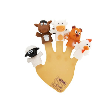 Teddies Állatkás ujjbáb Otthoni farm játékfigura