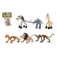 Teddies Vidám állatok Safari ZOO 6db játékfigura