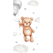 Teddy Bear, Maci fürdőlepedő, strand törölköző 70x140cm babatörülköző, kifogó