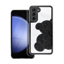 Teddy Bear Samsung Galaxy A15 4G / A15 5G csillogó köves tok, fekete tok és táska