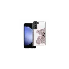 Teddy Bear Samsung Galaxy S23 Ultra csillogó köves tok, rózsaszín tok és táska