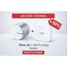  Tedee GO2+Wifi Bridge Csomag okos zár és kiegészítő