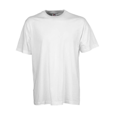 Tee Jays Férfi rövid ujjú póló Tee Jays Basic Tee -5XL, Fehér férfi póló