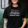 TeeInBlue A lánybúcsú alakulat tagja - egyedi neves póló lánybúcsúra Fekete póló / fekete / XL