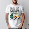TeeInBlue A legjobbak vezetnek traktort - ajándék póló Póló / fehér / L