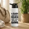 TeeInBlue A vőlegény varázslatos kulacsa amiből sosem fogy ki az alkohol - legénybúcsú ajándék Kulacs sportkupakos / Egyedi / 13x8