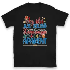 TeeInBlue Az idei az első karácsonyom apaként póló Póló / fekete / XL ajándéktárgy