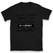 TeeInBlue Egyedi anyák napi póló idézettel Póló / fekete / 2XL ajándéktárgy
