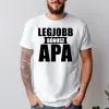 TeeInBlue Egyedi feliratos póló nevelőapának apák napjára választható felirattal Fehér póló / fehér / S