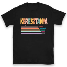 TeeInBlue Egyedi póló keresztanyának jellemzőkkel Póló / fekete / 2XL ajándéktárgy