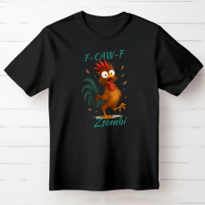 TeeInBlue F-caw-f póló egyedi névvel Fekete póló / fekete / M ajándéktárgy