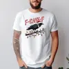 TeeInBlue F-caw-f póló karácsonyi minta Fehér póló / fehér / XL