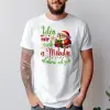TeeInBlue Idén már csak a mikulás alakra edzek - vicces karácsonyi póló Póló / fehér / M