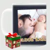 TeeInBlue Karácsonyi bögre - képpel Bögre / FEHÉR / KARÁCSONYI DOBOZ