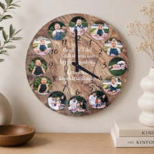 TeeInBlue Keresztszülő felkérő egyedi ajándék falióra Falióra / fehér / 30 cm falióra
