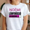TeeInBlue Lánybúcsú folyamatban - egyedi neves póló lánybúcsúra Fehér póló / fehér / M