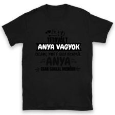 TeeInBlue Menő anya egyedi póló jellemzéssel Póló / fekete / 2XL ajándéktárgy