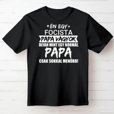 TeeInBlue Menő papa póló egyedi jellemzéssel Fekete póló / fekete / 2XL ajándéktárgy