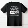 TeeInBlue Néhányan a nevemen szólítanak, de papának hívnak a legfontosabbak egyedi póló papának Fekete póló / fekete / M