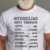 TeeInBlue Nyugdíjas teendők - vicces póló nyugdíjasoknak Fehér póló / fehér / M