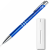 TeeInBlue Reklámtoll egyedi logóval és felirattal 50 db-os csomag Kék toll / FEHÉR KARTON TOK / 13,5 x 1 cm