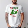 TeeInBlue Six seven 67 mem egyedi karácsonyi póló névvel Fehér póló / fehér / XL