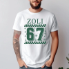 TeeInBlue Six seven 67 mem póló karácsonyi mintás Fehér póló / fehér / S