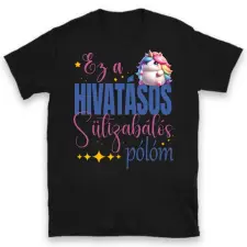 TeeInBlue Sütizabálós vicces karácsonyi póló nőknek Póló / fekete / 2XL ajándéktárgy