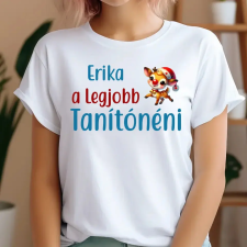 TeeInBlue Szerkeszthető karácsonyi póló Póló / fehér / S ajándéktárgy