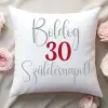 TeeInBlue Születésnapi párna Párna / FEHÉR HÁTOLDAL / antiallergén