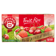 TEEKANNE fruit kiss-édes cseresznye és eper tea, 20 tasak gyógytea