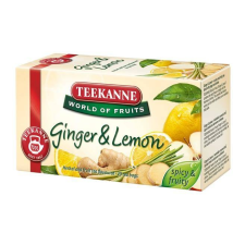 TEEKANNE Gyümölcstea, 20x1,75 g, TEEKANNE World of Fruits, gyömbér-citrom (KHK481) tea
