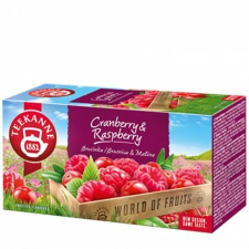 TEEKANNE Gyümölcstea, 20x2,25 g, TEEKANNE "Piros bogyók", áfonya-málna tea