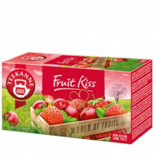TEEKANNE Gyümölcstea, 20x2,5 g, TEEKANNE "Fruit kiss", eper-meggy tea