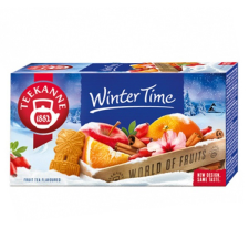 TEEKANNE Gyümölcstea teekanne winter time alma, narancs, fahéj, mandula keksz ízű 20 filter/doboz tea