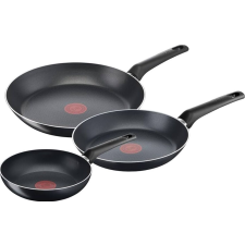 Tefal B5709132 Easy Cooking 3 részes Serpenyőkészlet - fekete edény