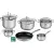 Tefal DUETTO+ edénykészlet, 10 db + serpenyő, 24 + 28 cm