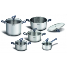  Tefal Edénykészlet 10 részes rozsdamentes Daily Cook G712SA55 edény